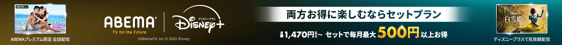 セットプラン登場