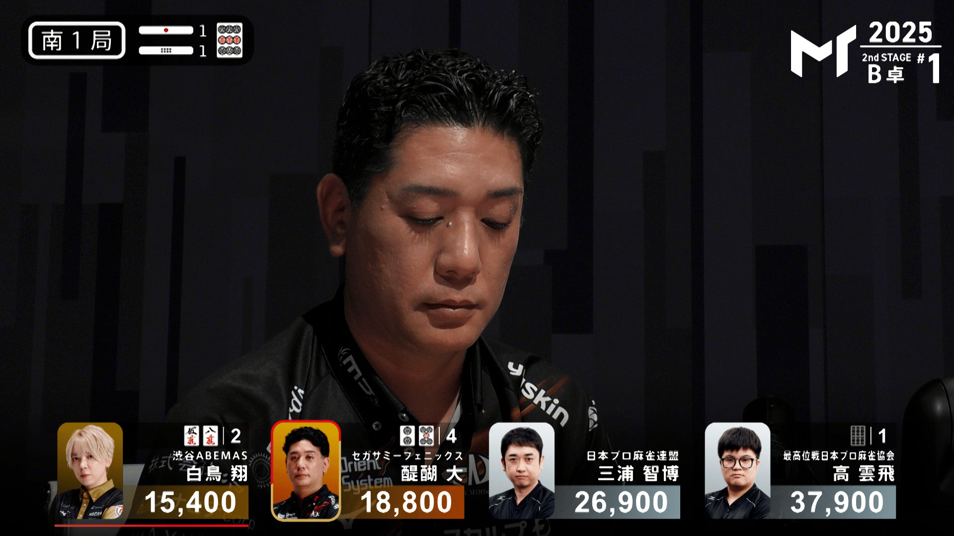 Mトーナメント2025 - 予選2nd - 【7/14 2nd F卓 第1試合】南1-1 菅原千