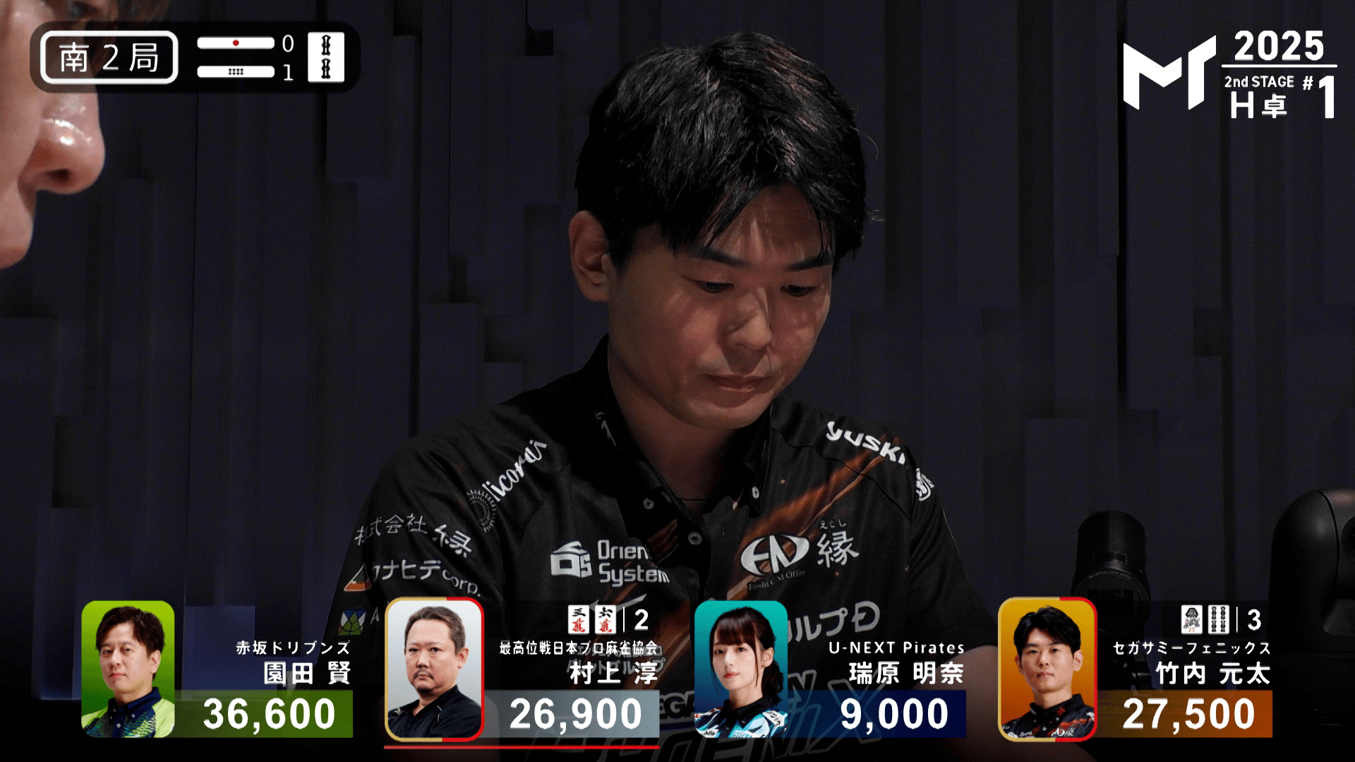 Mトーナメント2025 - 予選2nd - 【7/14 2nd F卓 第1試合】南1-1 菅原千