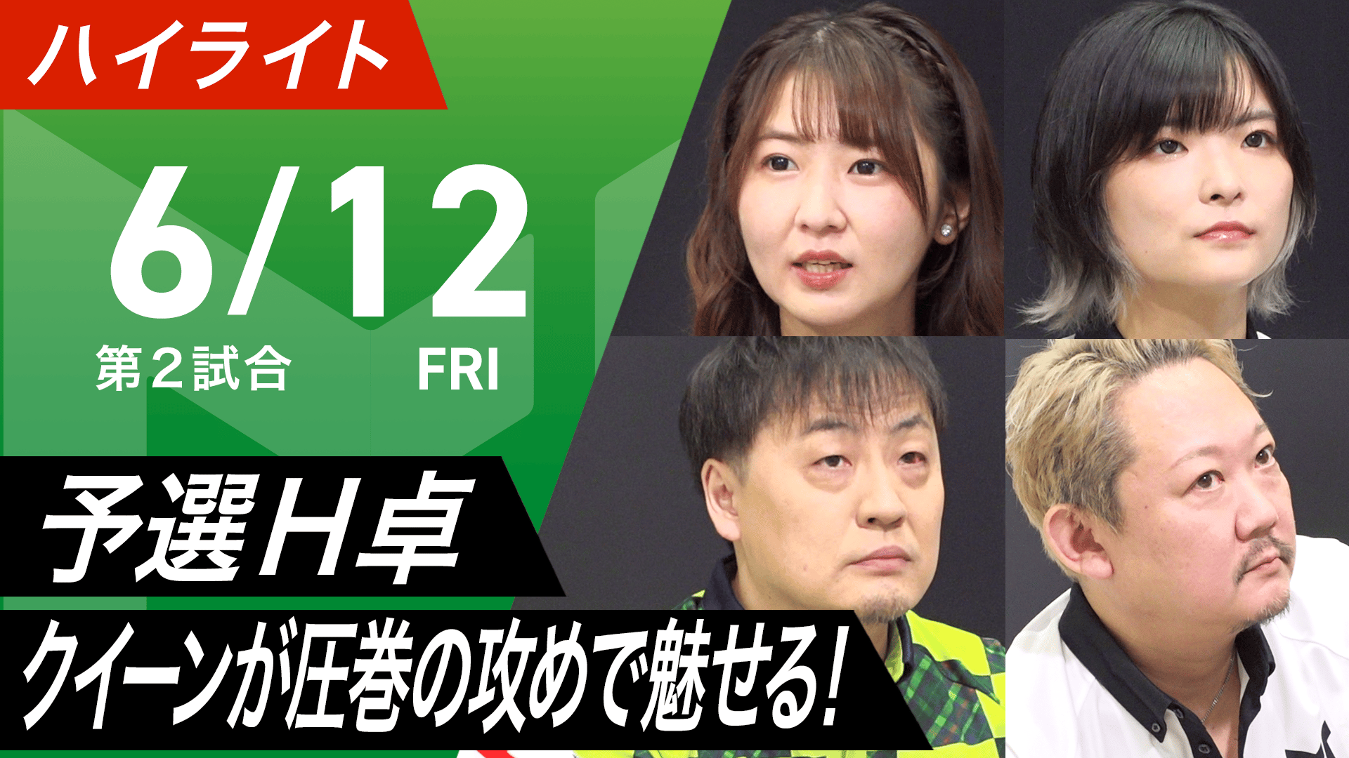 Mトーナメント2026 - 予選1st - 【予選1st H卓 第2試合】ハイライト