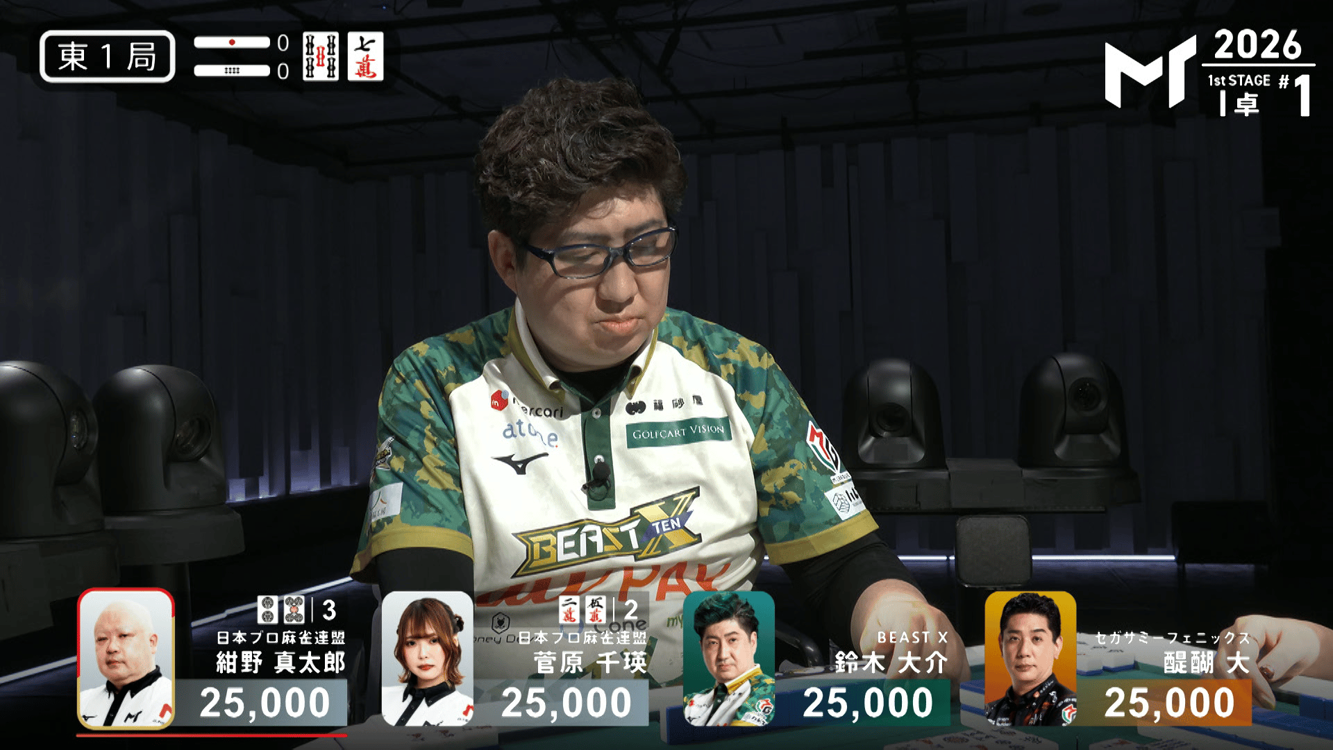 Mトーナメント2026 - 予選1st - 【6/15 1stI卓第1試合】東1 鈴木大介