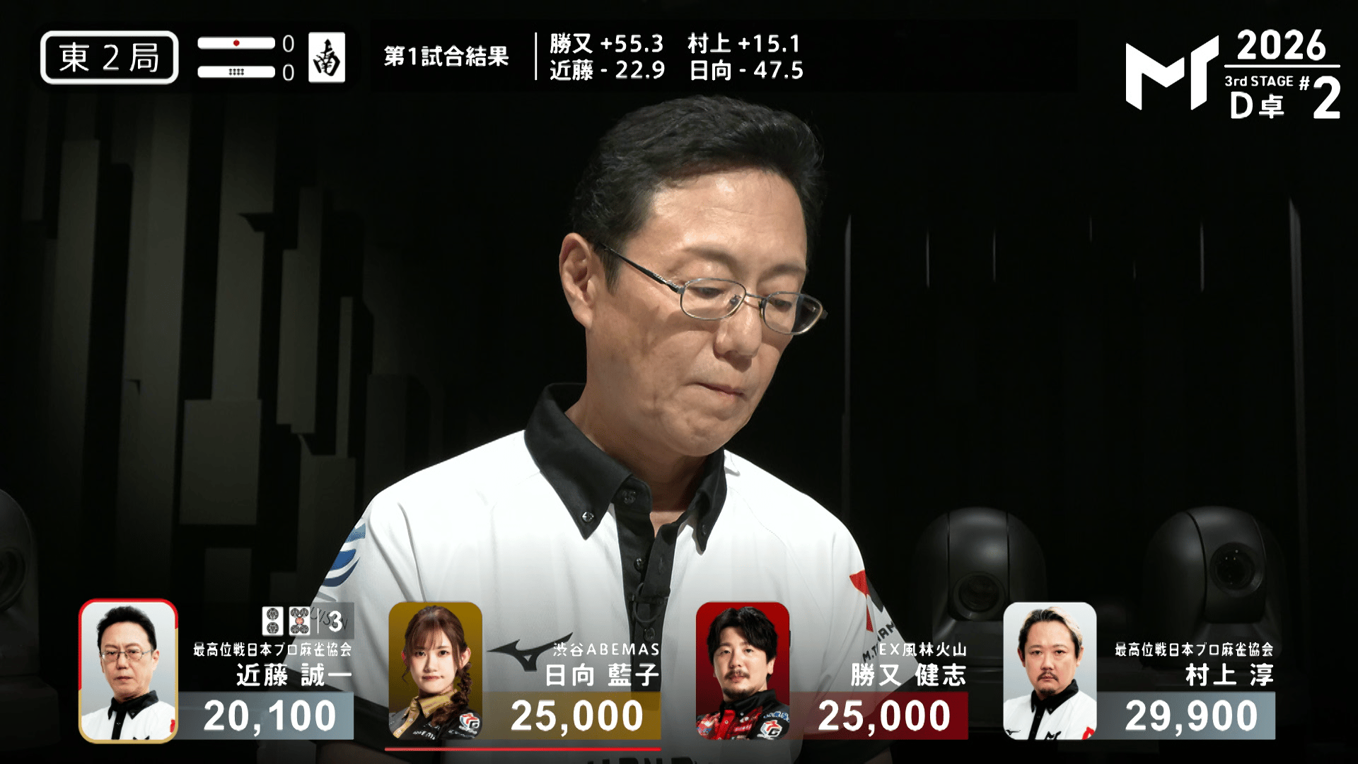 Mトーナメント2026 - 予選3rd - 【7/17 3rdD卓第2試合】東2 近藤誠一