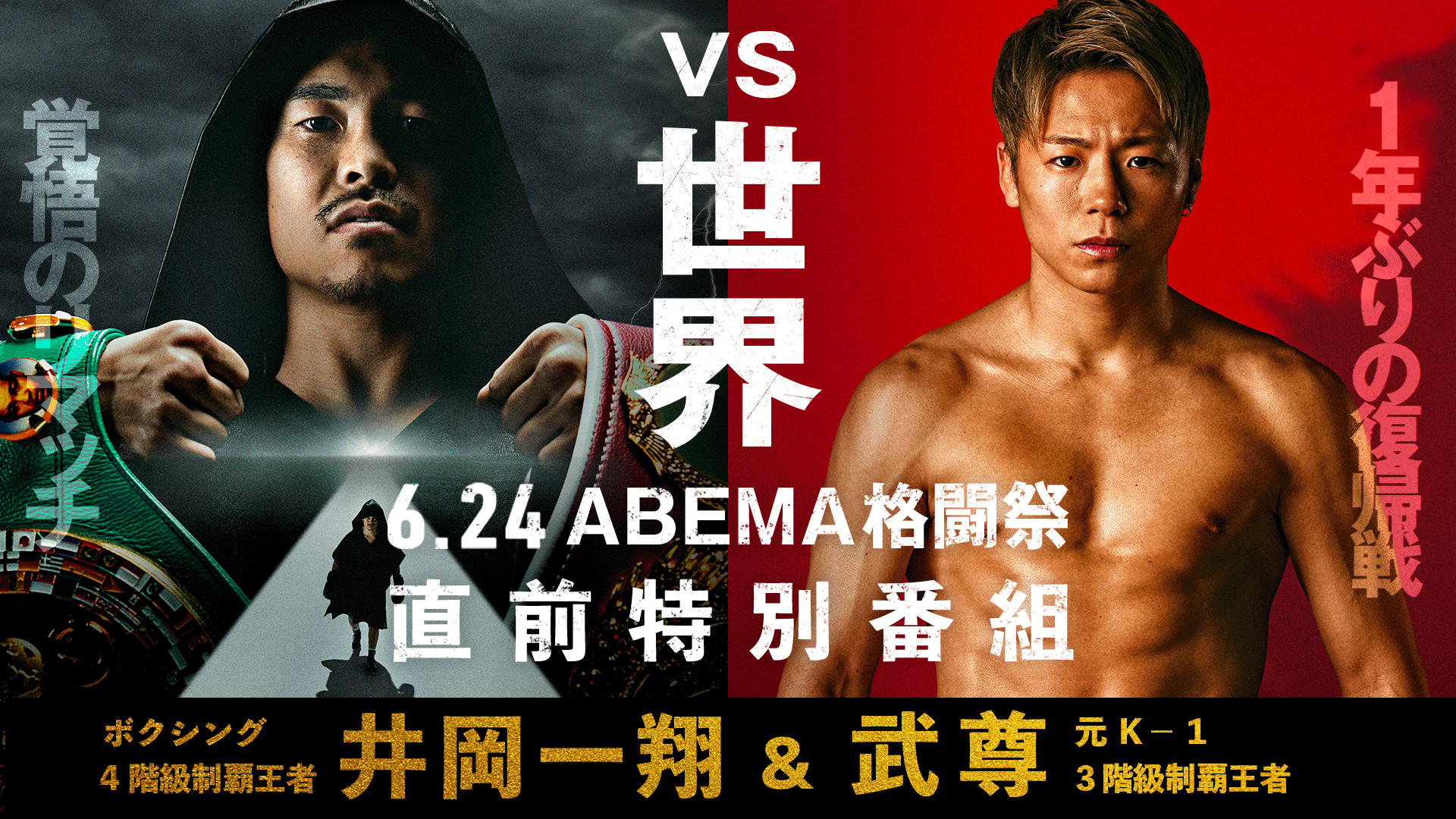 abema 武尊 井岡一翔 ホログラムシール （【ノーカット】 ボクシング 