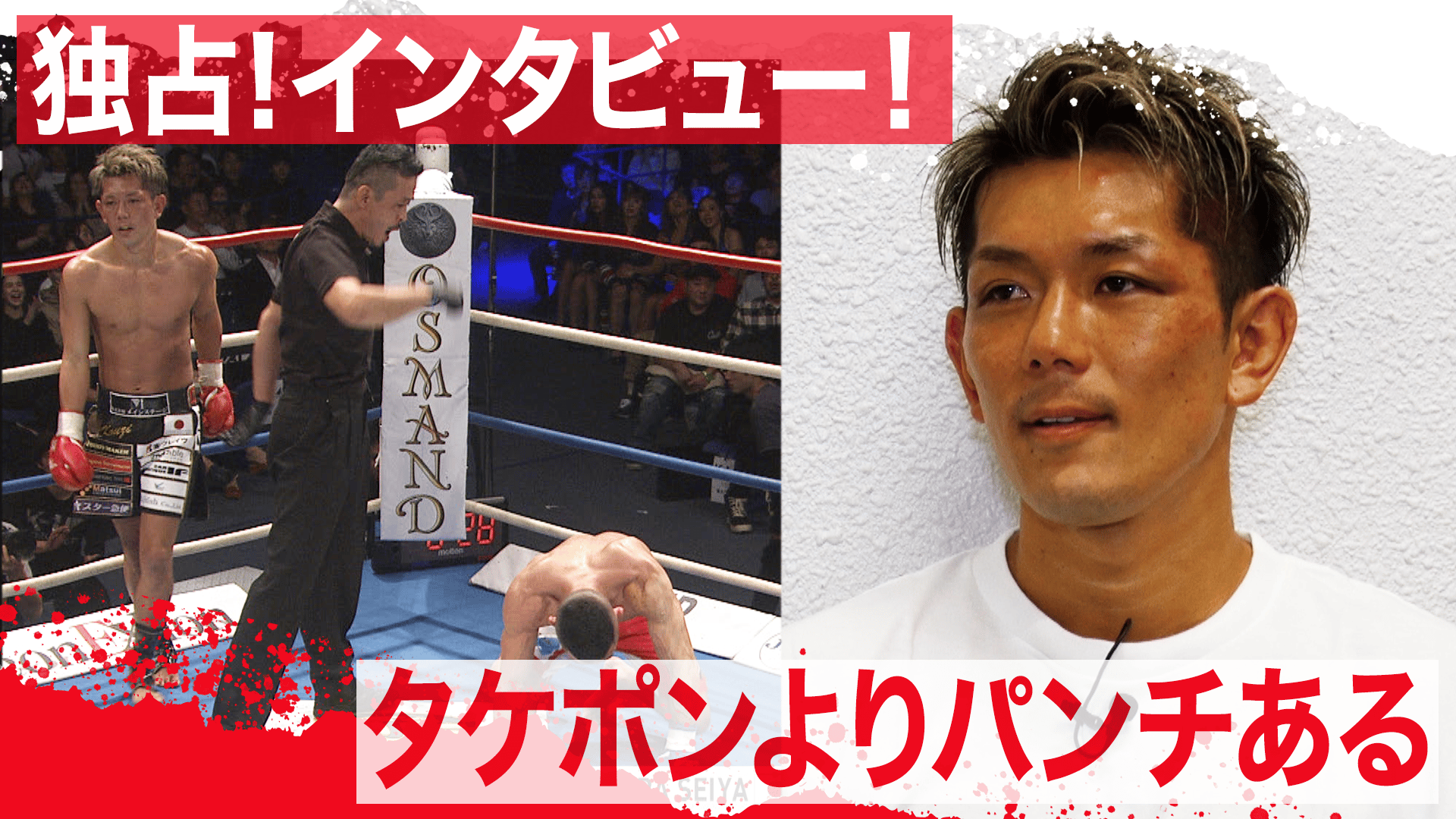 K-1 2019 - 11.24 横浜 - 【独占コメント】皇治「記憶が飛んだ、タケ