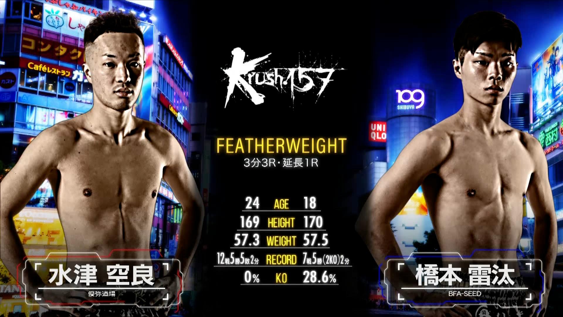 Krush 2024 - 1.28 Krush.157 - 第2試合/Krushフェザー級 水津 空良 vs