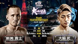 Krush 2024 - 11.23 Krush.168 - 第7試合/Krushフェザー級 新美 Krush 2024 - 11.23 Krush.168 - 第7試合/Krushフェザー級 新美
