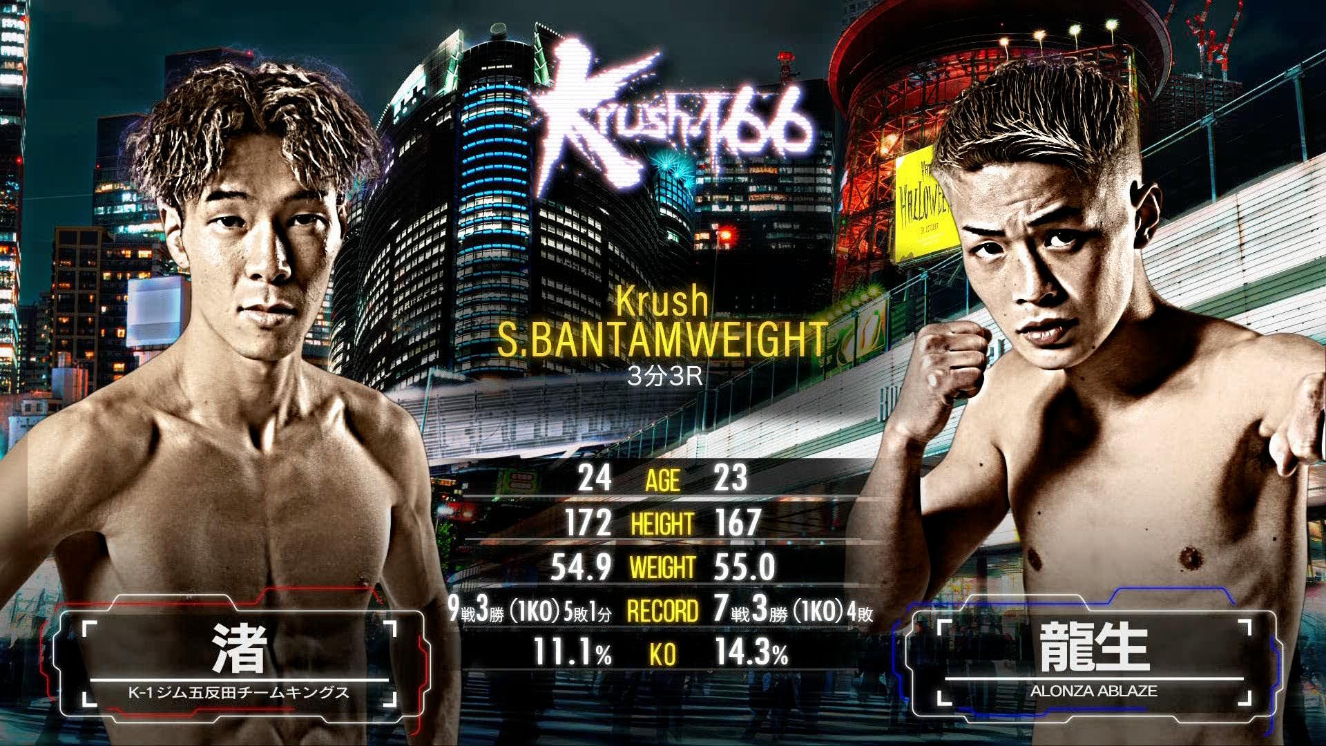 Krush 2024 - 10.25 Krush.166 - プレリミナリーファイト第3試合