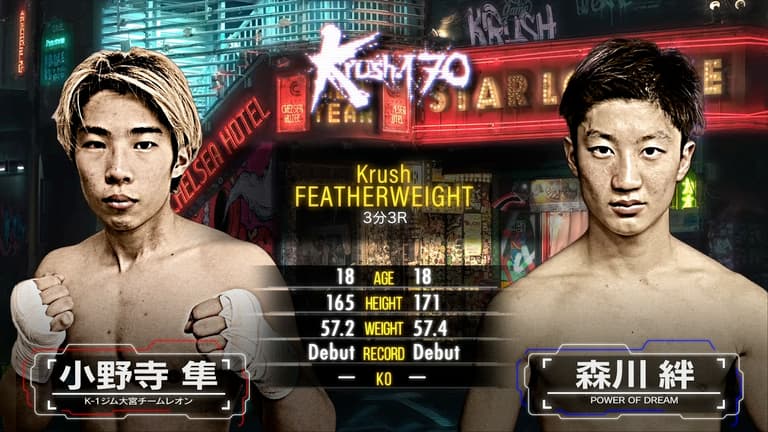Krush 2025 - 1.26 - プレリミナリーファイト第2試合 小野寺 隼 Krush 2025 - 1.26 - プレリミナリーファイト第2試合 小野寺 隼