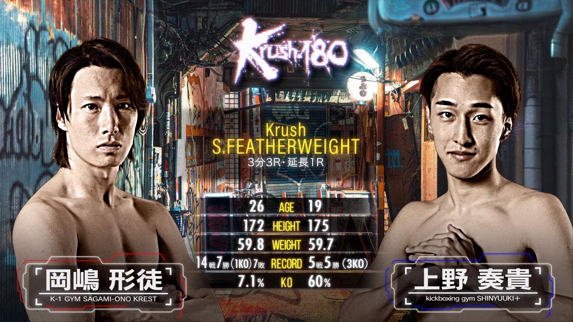 Krush 2025 - 9.27 - 第4試合 Krushスーパー・フェザー級 岡嶋