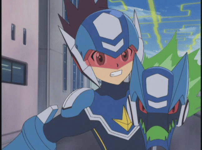 流星のロックマン タペストリー 星河スバル＆ウォーロック 流星の