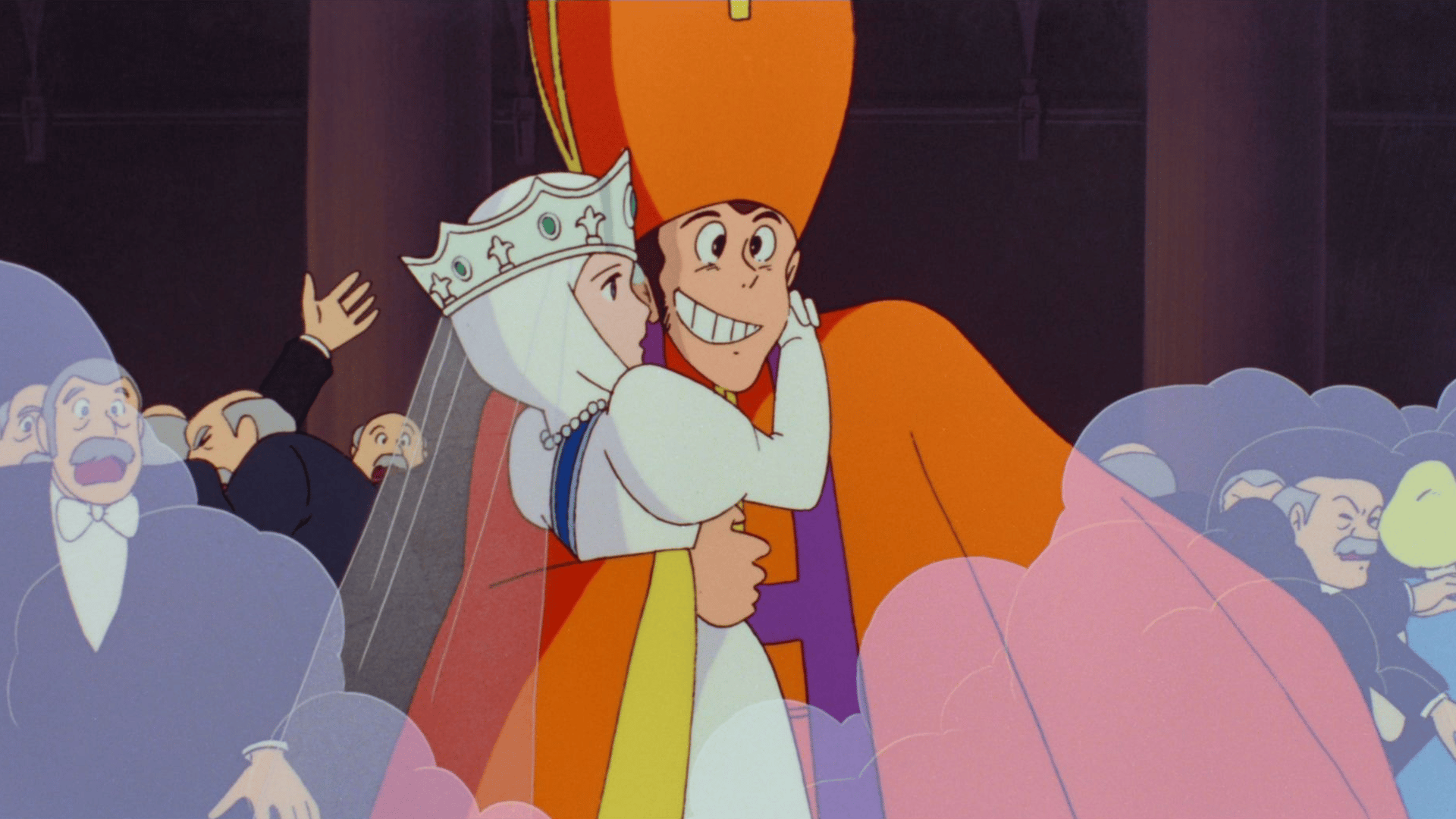 ルパン3世カリオストロの城 こちらの場面の動を担当。 和紙A4サイズ