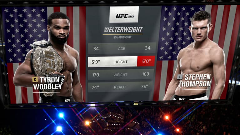 UFC 209: タイロン・ウッドリー vs.スティーブン・トンプソン