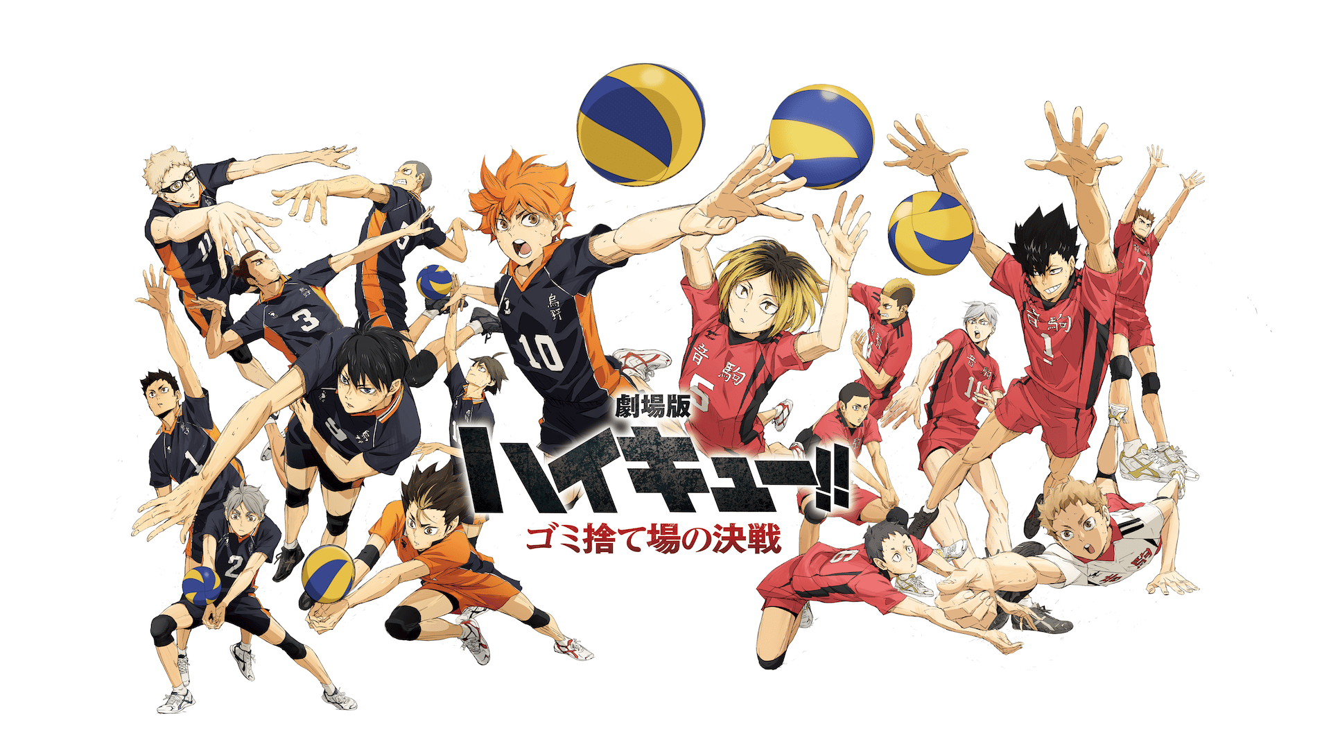 劇場版ハイキュー!!ゴミ捨て場の決戦 キャラファイングラフ 劇場版