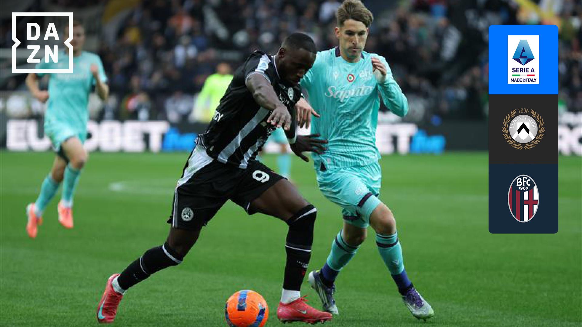 11.22 ウディネーゼ vs ボローニャ : 第12節 ハイライト - セリエA