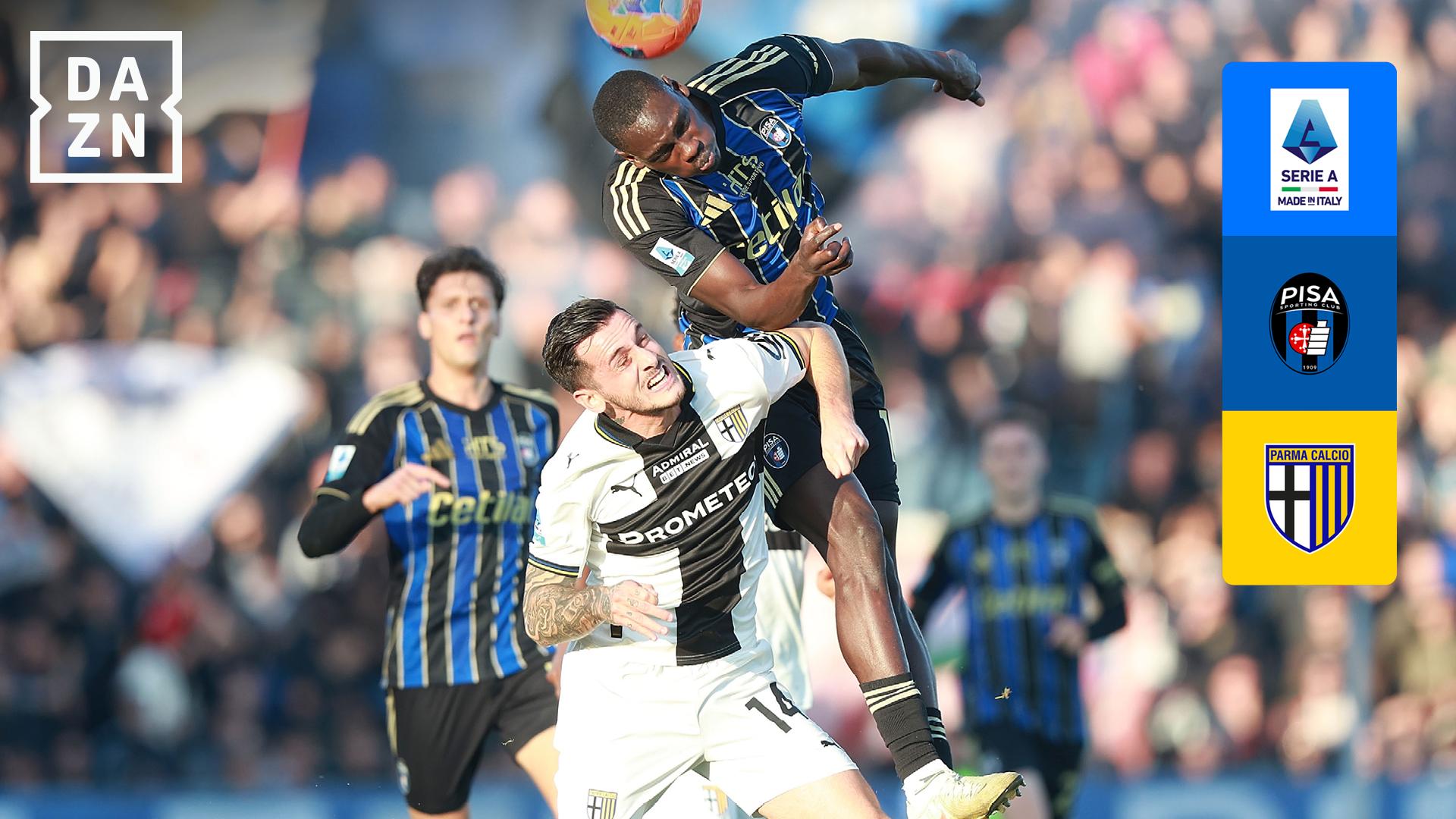 12.8 ピサ vs パルマ : 第14節 (鈴木彩艶) ハイライト - セリエA - 第