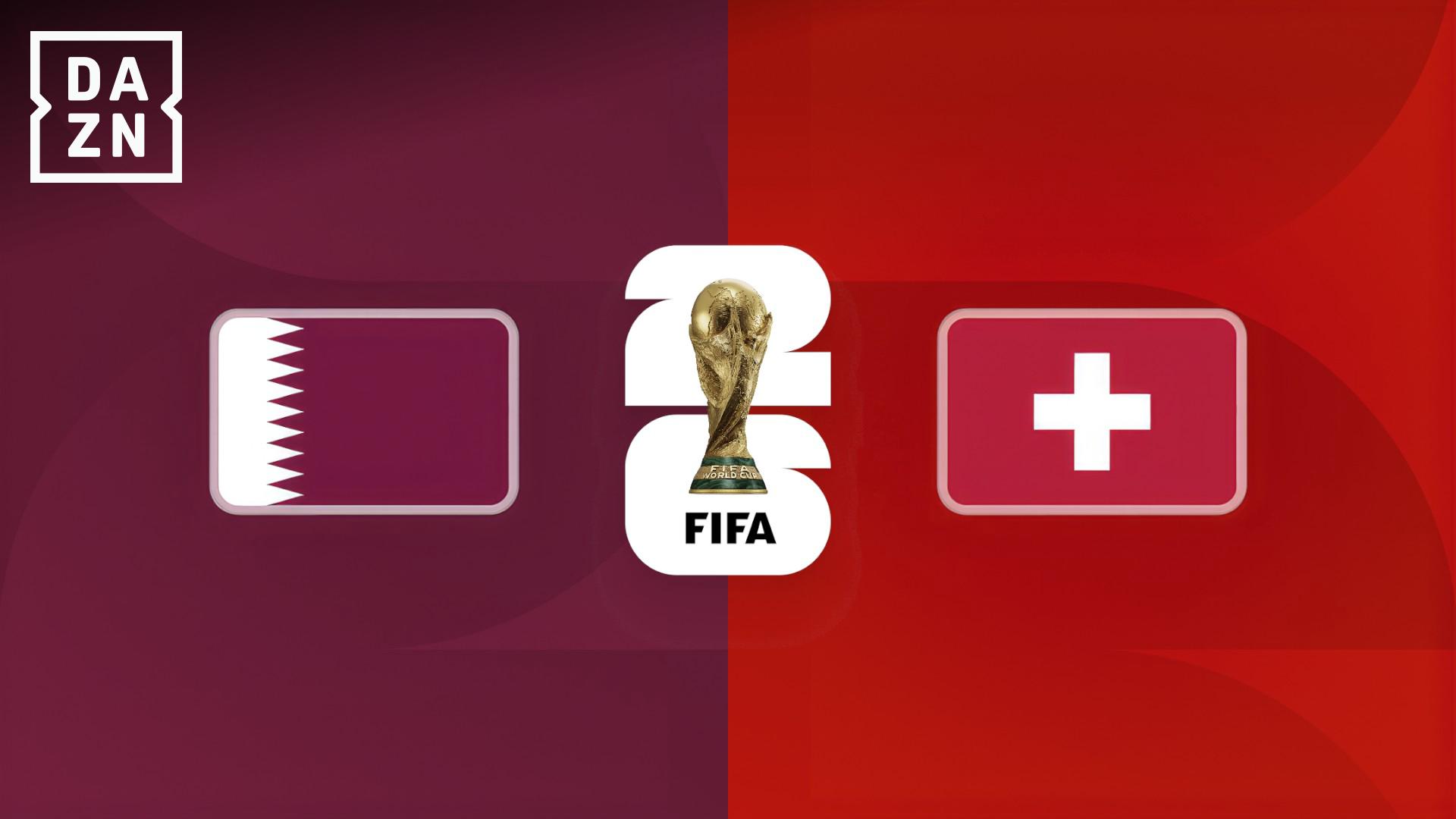 カタール vs スイス : グループB 第1節 【FIFAワールドカップ 2026