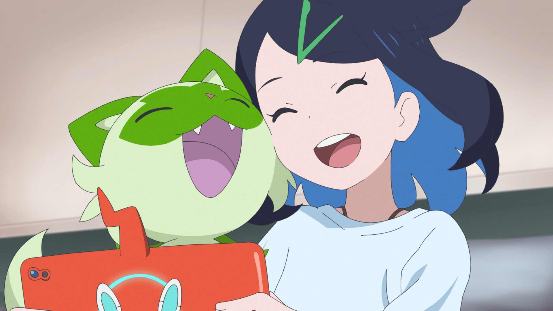 海外限定 アニメポケモン リコのニャオハ ロイのホゲータ スペシャル