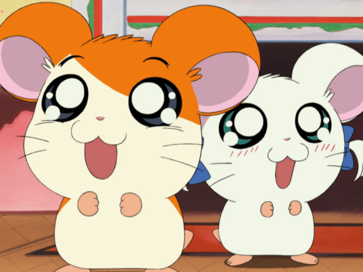 ハム太郎石像 ハム太郎石像