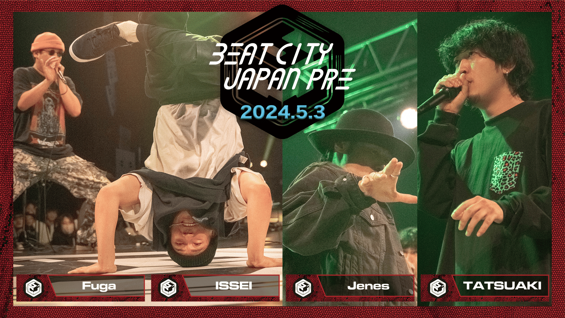 BEATCITY JAPAN 2024 - PRE 2024 - Fuga x ISSEI vs TATSUAKI x Jenes