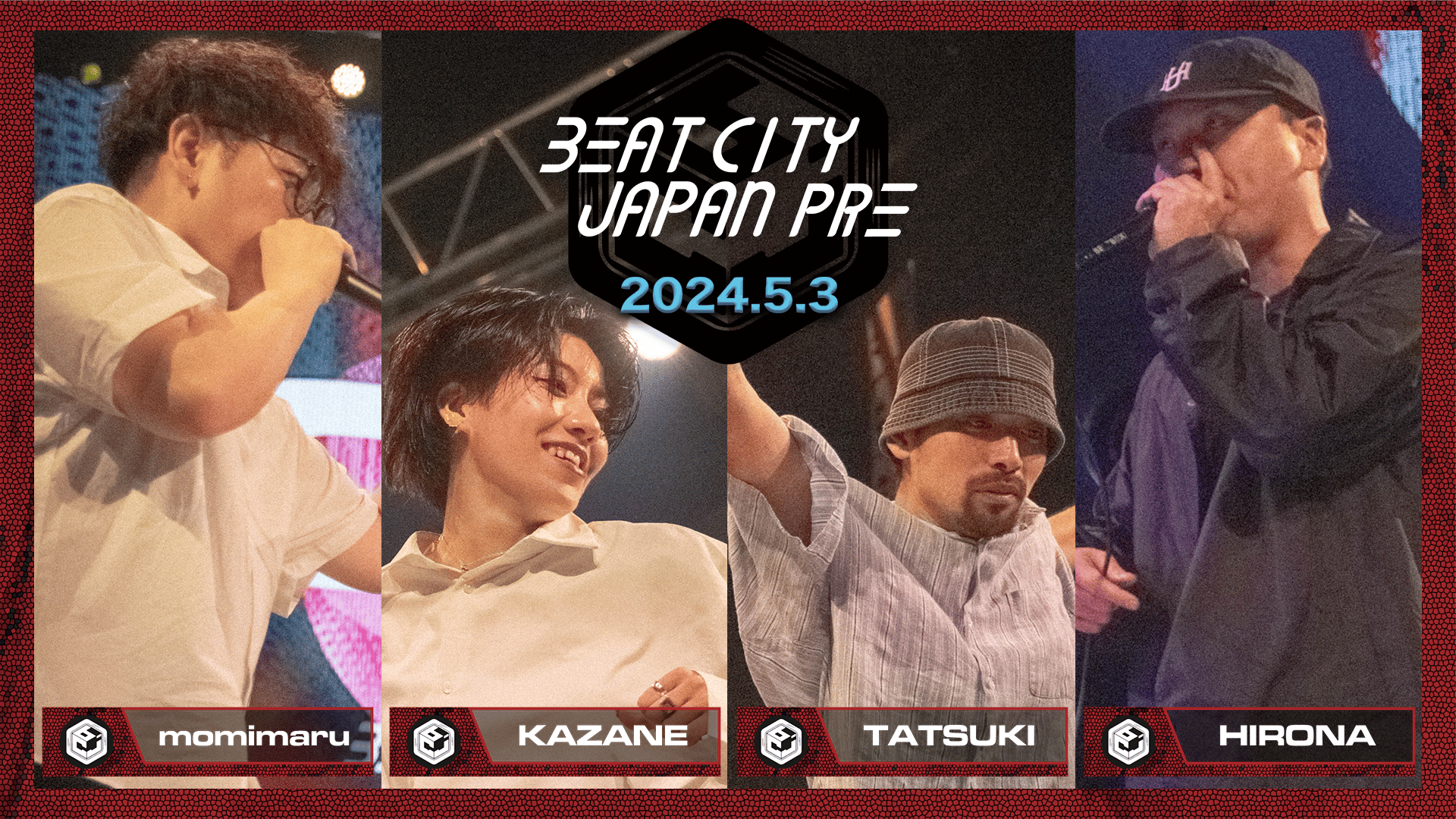 BEATCITY JAPAN 2024 - PRE 2024 - Momimaru X KAZANE Vs HIRONA X TATSUKI ...