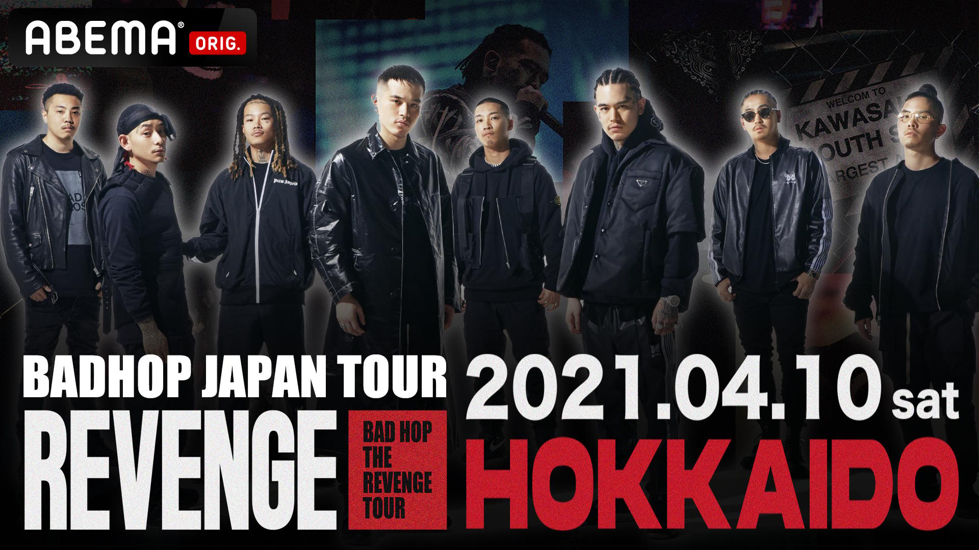 BAD HOP THE REVENGE TOUR - 北海道 - Round One:YZERR/G-k.i.d, Vingo