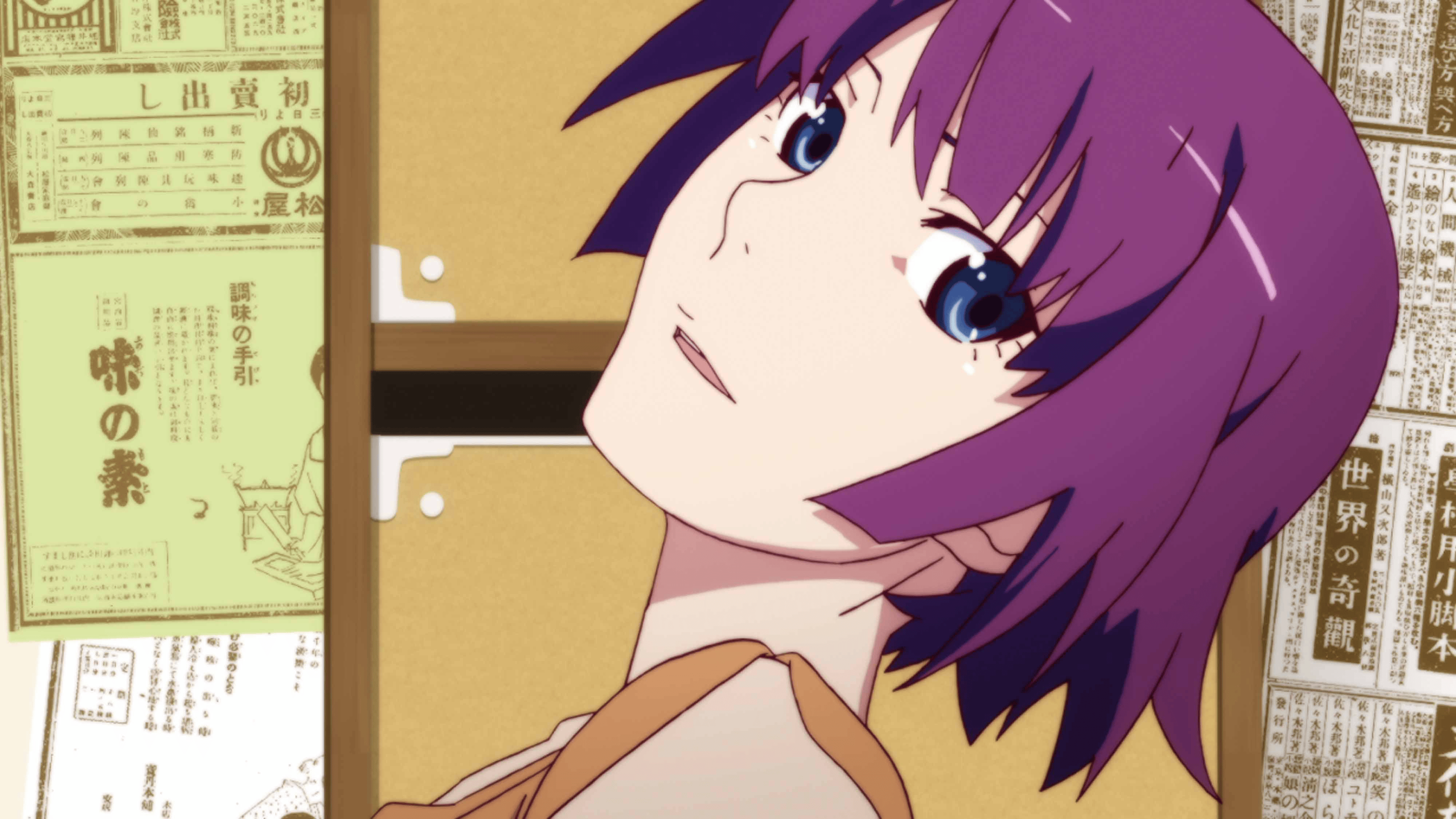 物語シリーズ 偽物語 スリーブ 戦場ヶ原ひたぎ、羽川翼、神原駿河 物語