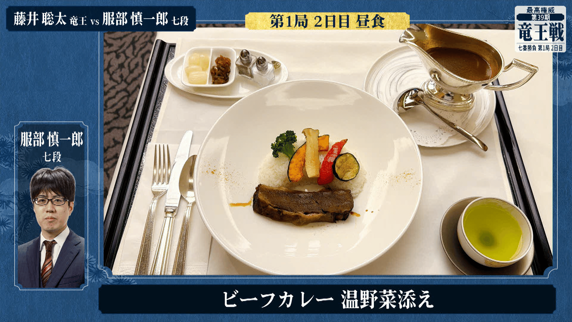 藤井 聡太 昼食 今日