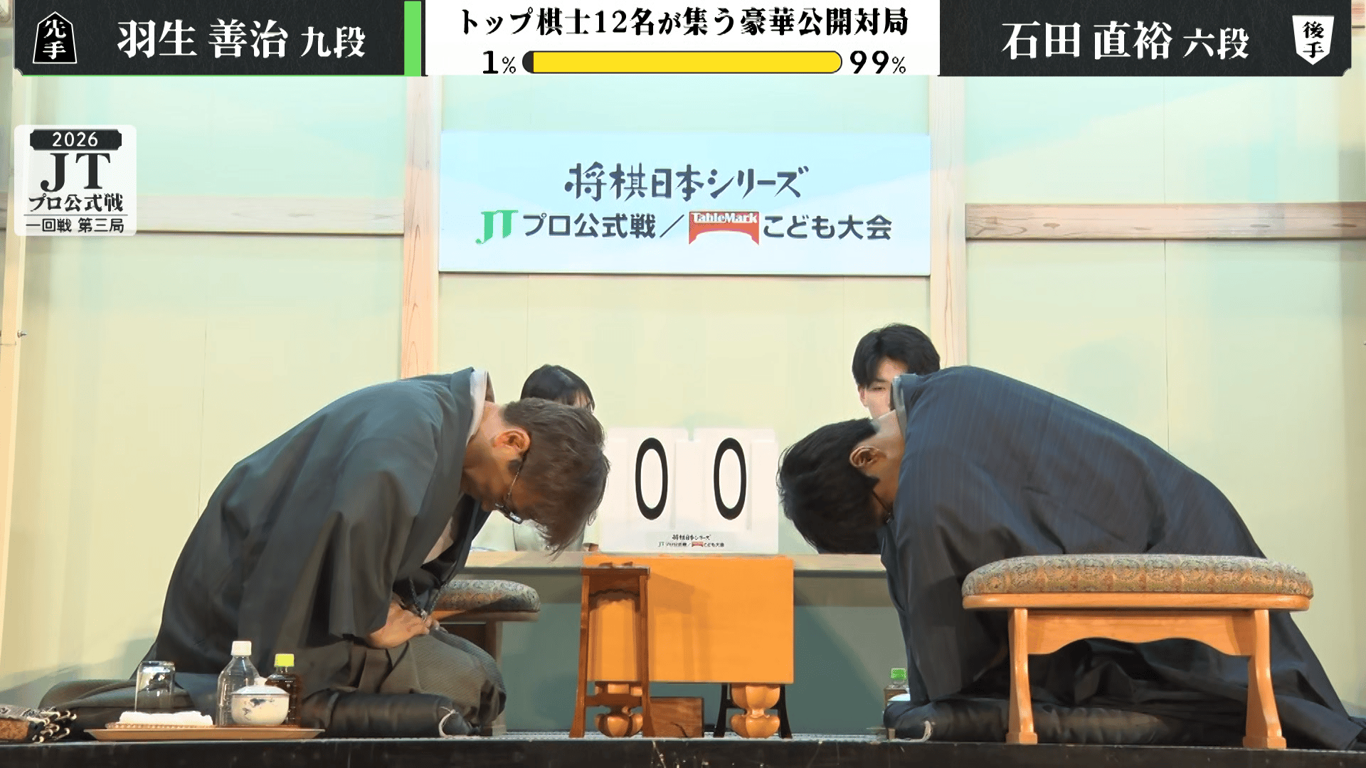 将棋日本シリーズJTプロ公式戦 - 2026 - 【終局の瞬間】2026年度「将棋