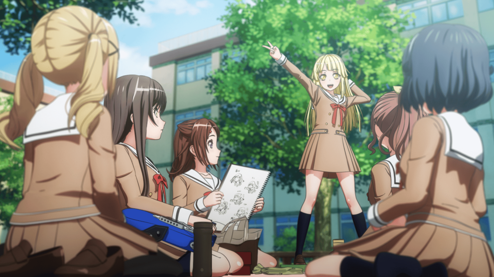 【ピンナップ+フォトカード】BanGDream ②★バンドリ★アニメディア 4月 BanGDream Ave Mujica スペシャル フォトカード バンドリ アニメディア