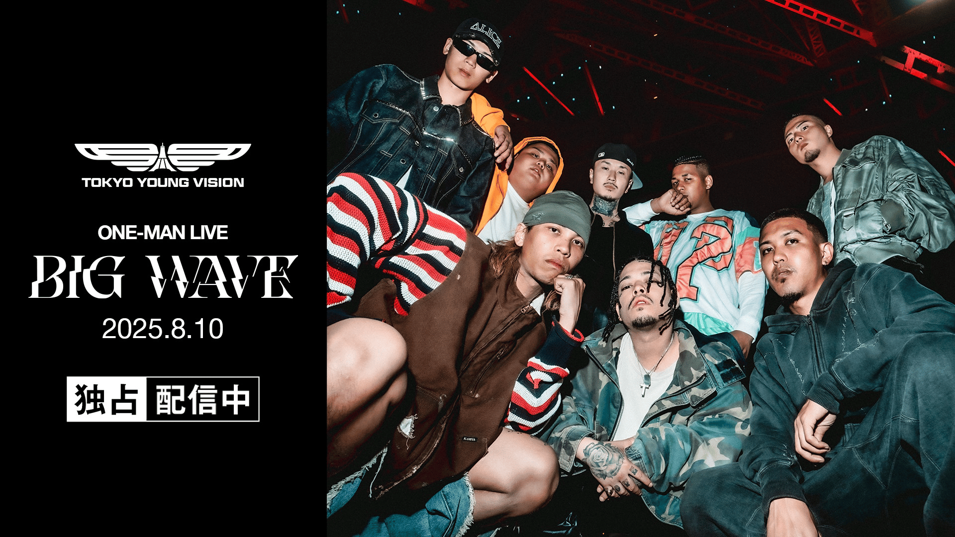 Tokyo Young Vision ONEMAN LIVE “BIG WAVE” at Shibuya O-EAST