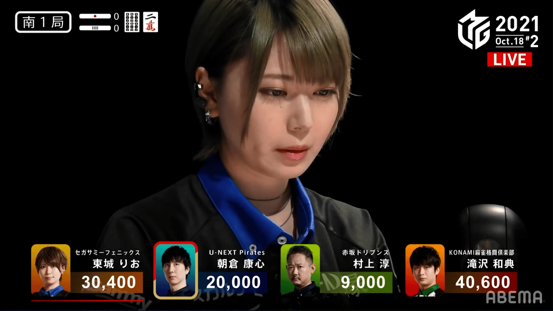 手順もミス・パーフェクト!中鳴かずの6000オールツモ!
