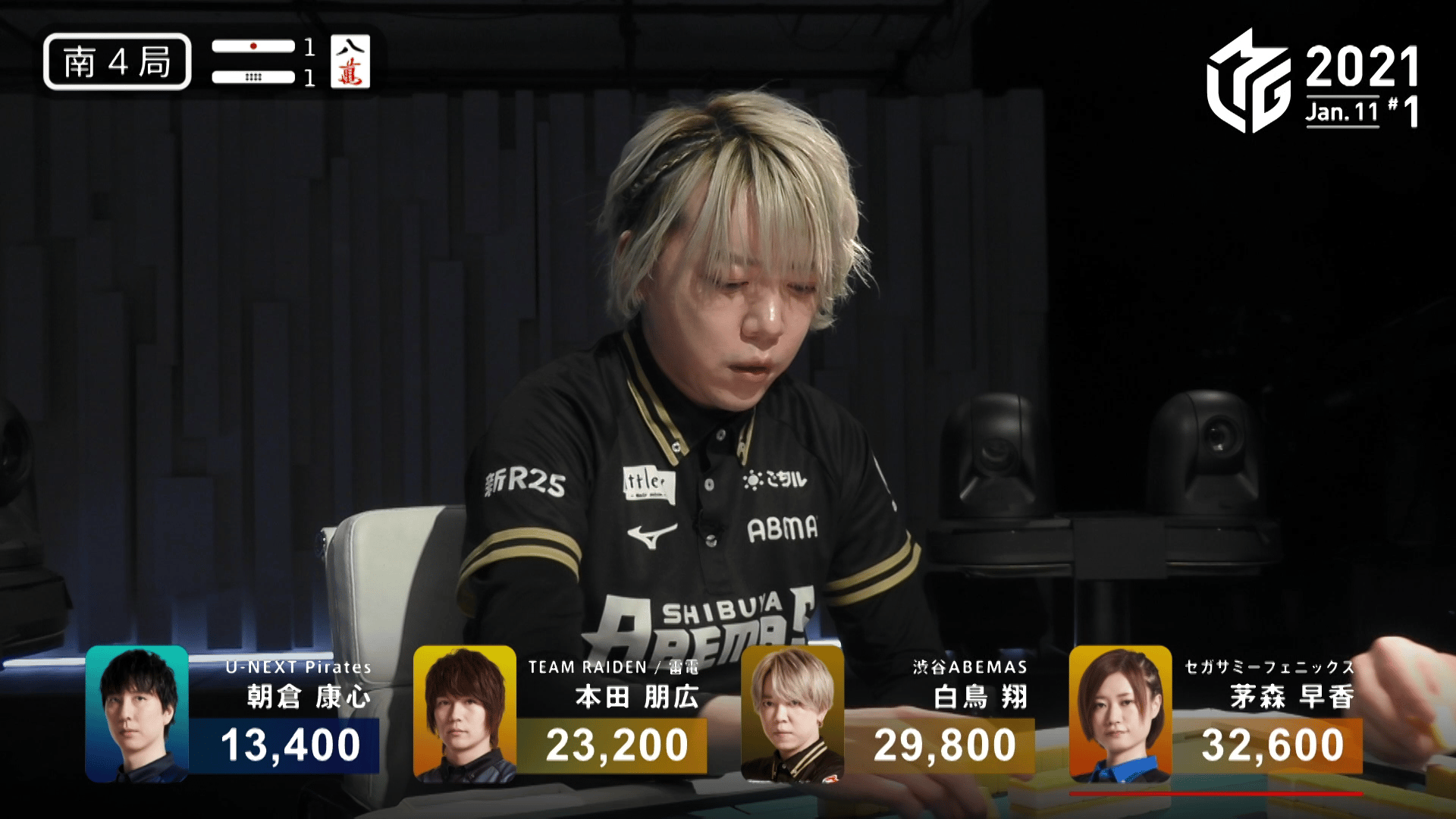 Mリーグ - ベストコレクション - 白鳥翔:1/11 1G南4-1 勝敗の決め手は