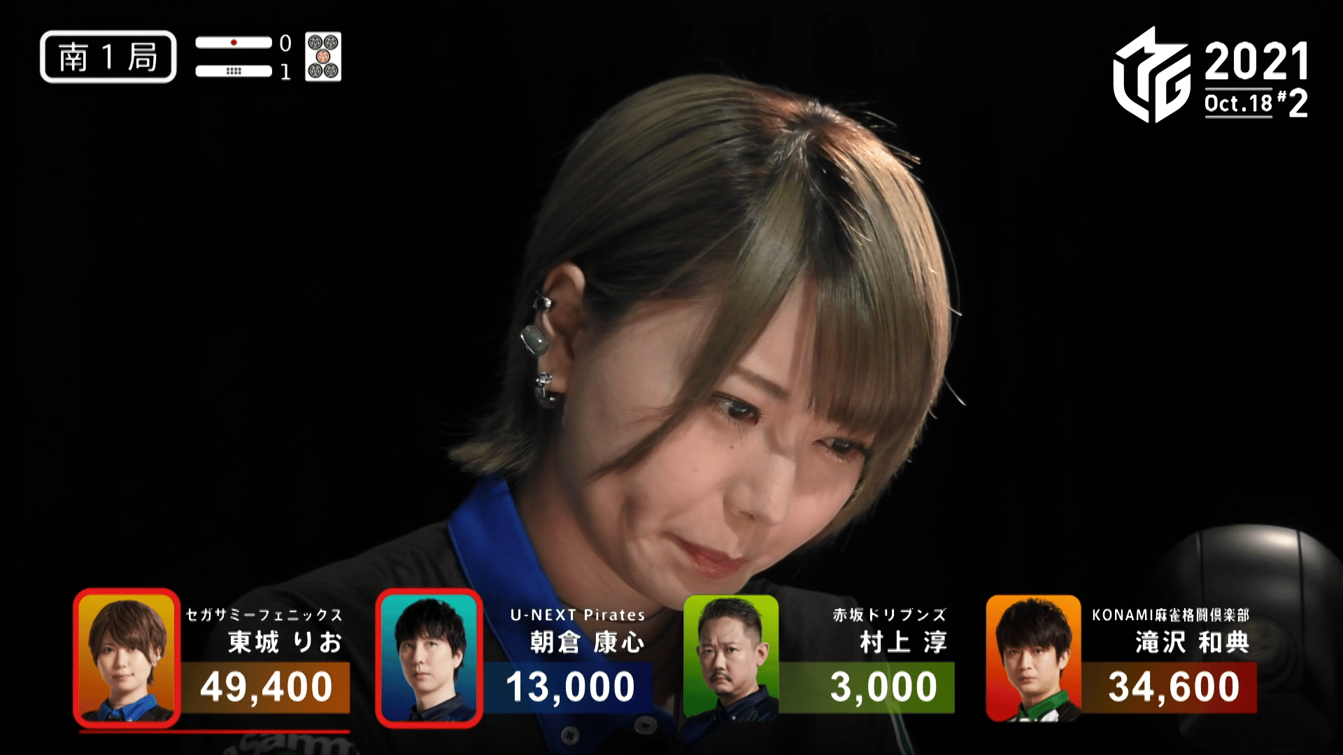 Mリーグ - ベストコレクション - 東城りお:10/18 2G南1-1 ミス