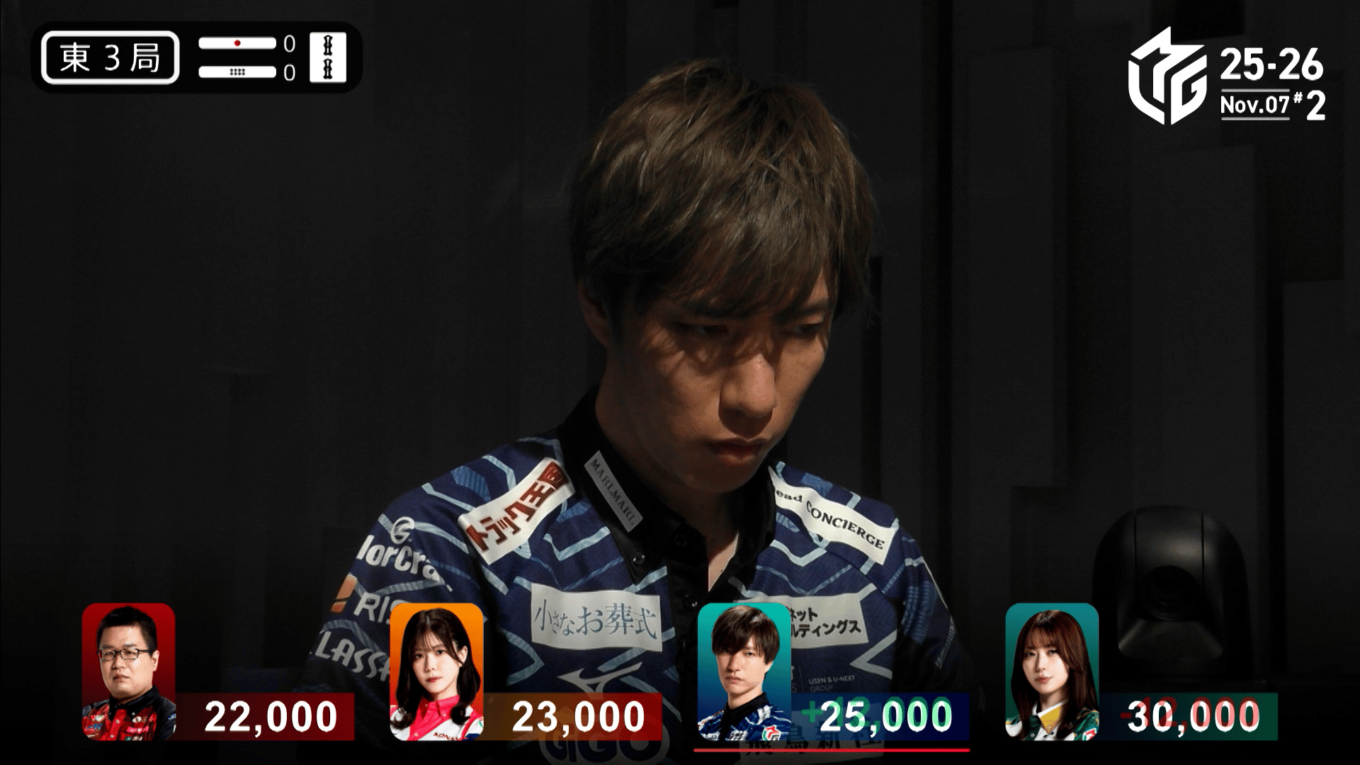 Mリーグ - ベストコレクション - 鈴木優:11/7 2G 東3 第一打から罠を