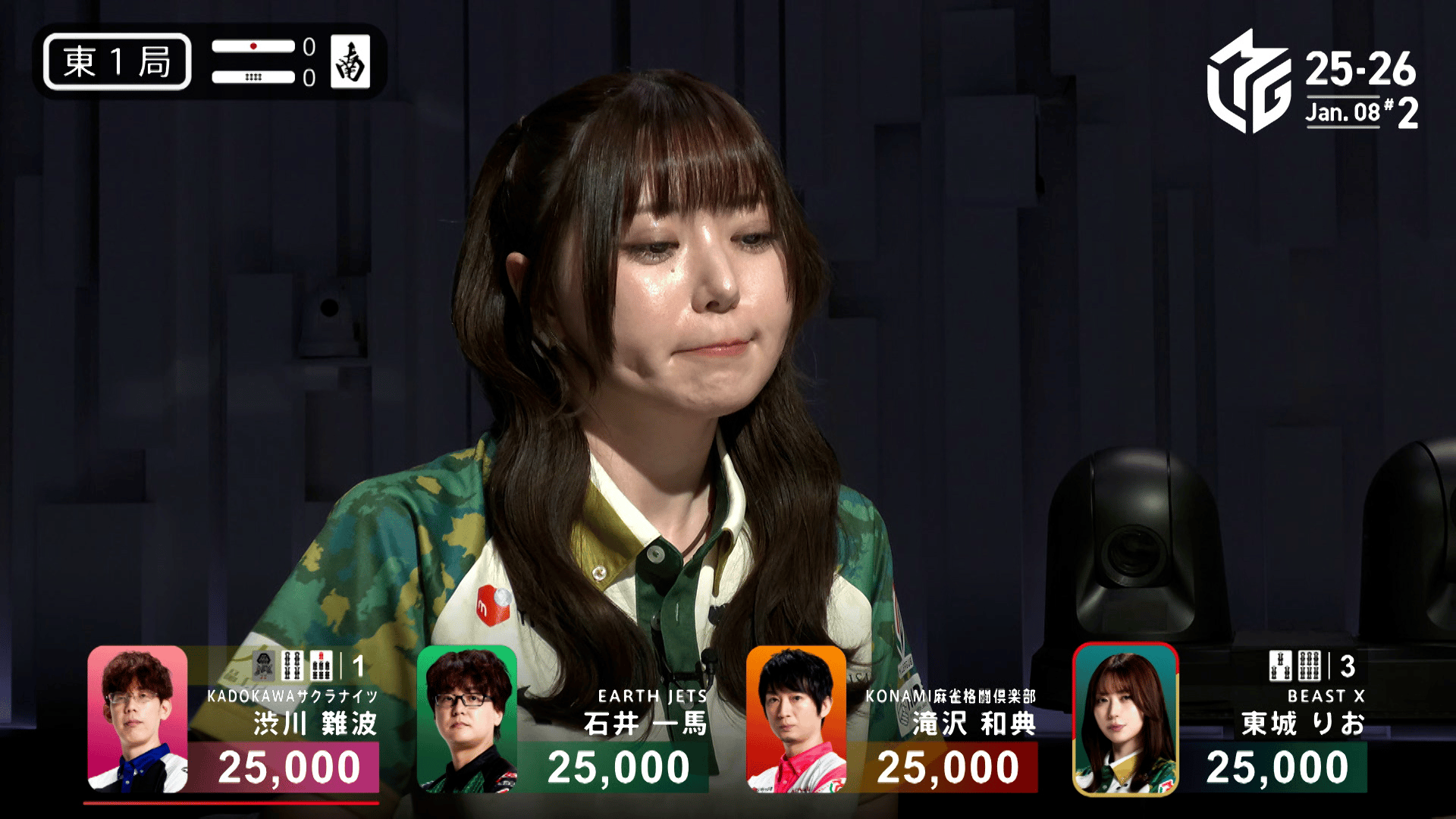 Mリーグ - ベストコレクション - 東城りお:1/8 2G 東1 いつも軽快な