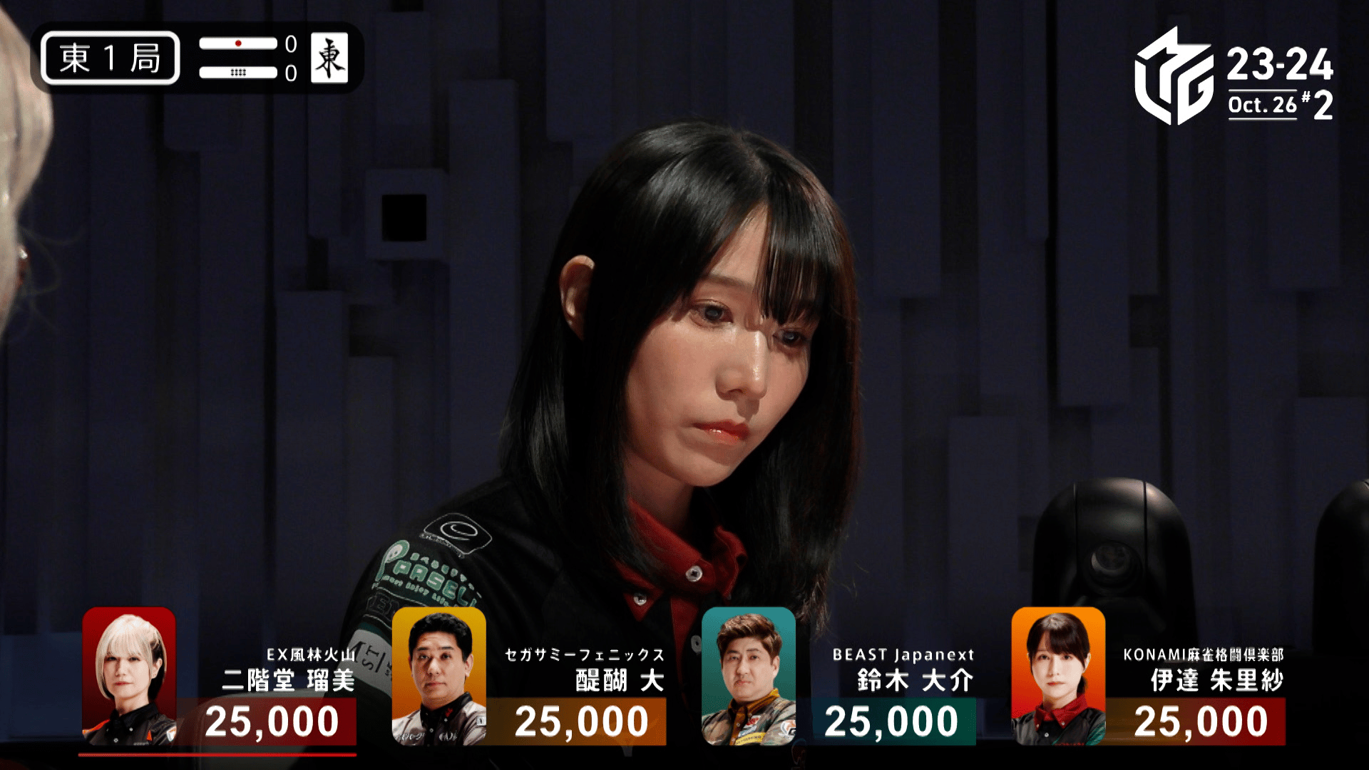 Mリーグ - ベストコレクション - 伊達朱里紗:10/26 2G 東1 史上