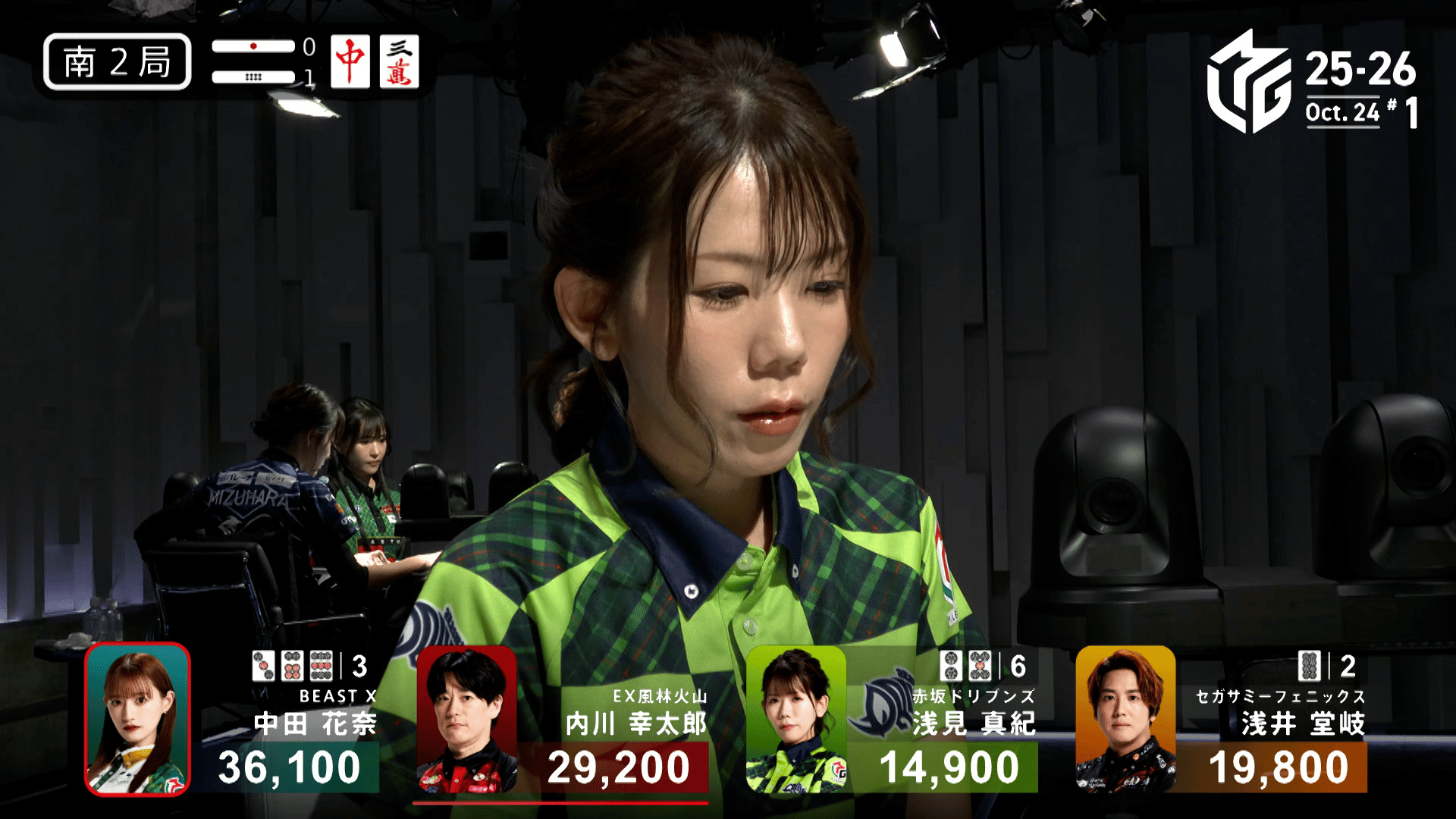 Mリーグ - ベストコレクション - 浅見真紀:10/24 1G 南2-1 全員