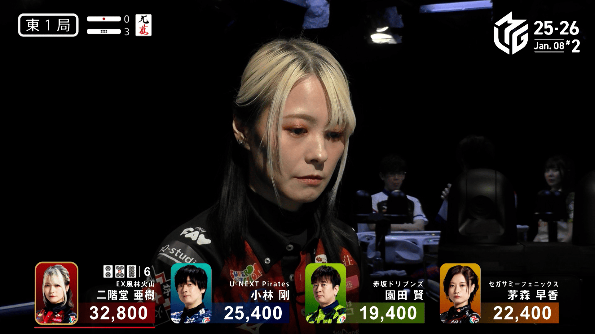 Mリーグ 二階堂亜樹 ポストカード Mリーグ24-25__二階堂亜樹 チームポーズ