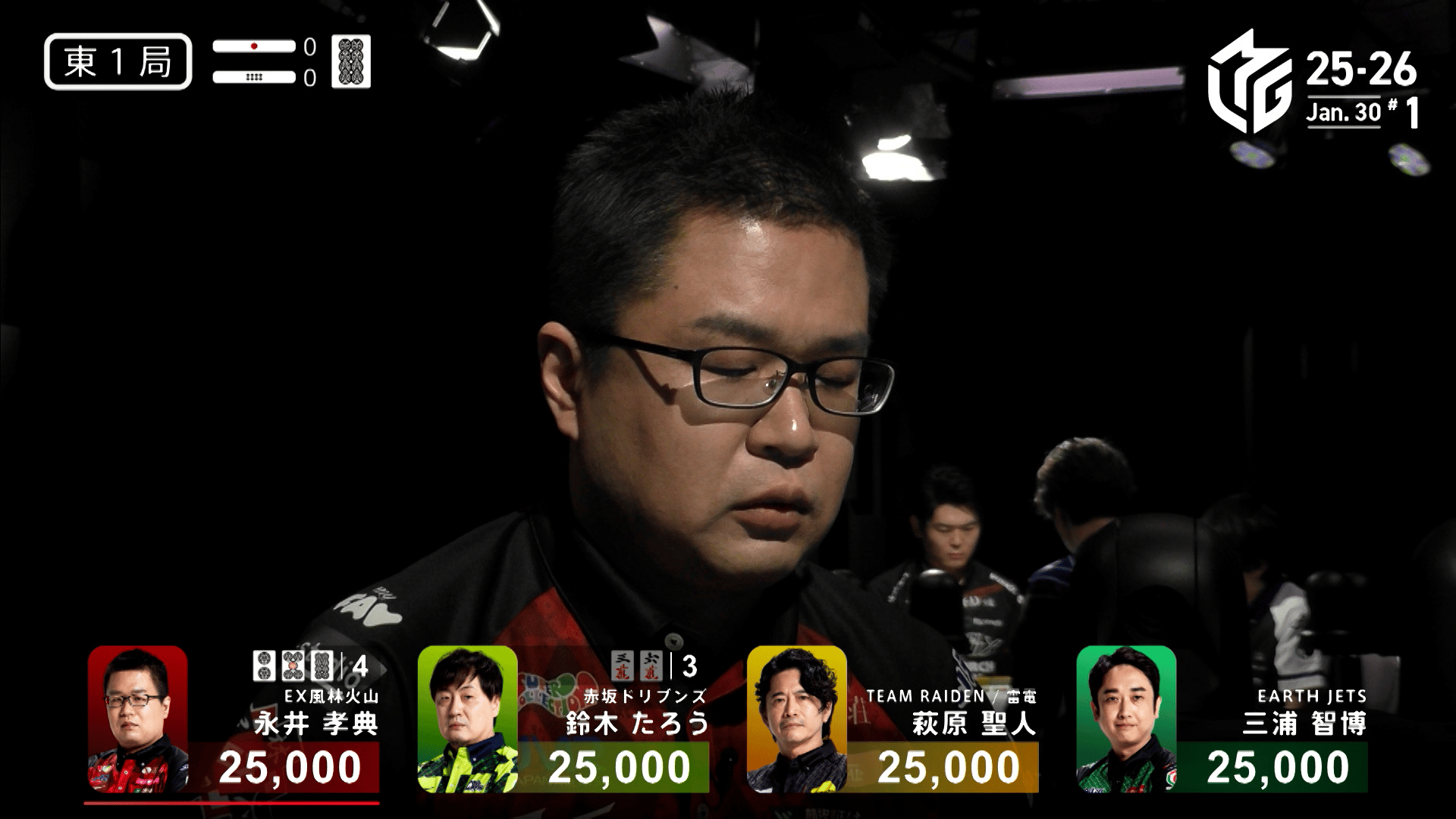 Mリーグ - ベストコレクション - 二階堂亜樹:1/15 1G 南1-3 天井を