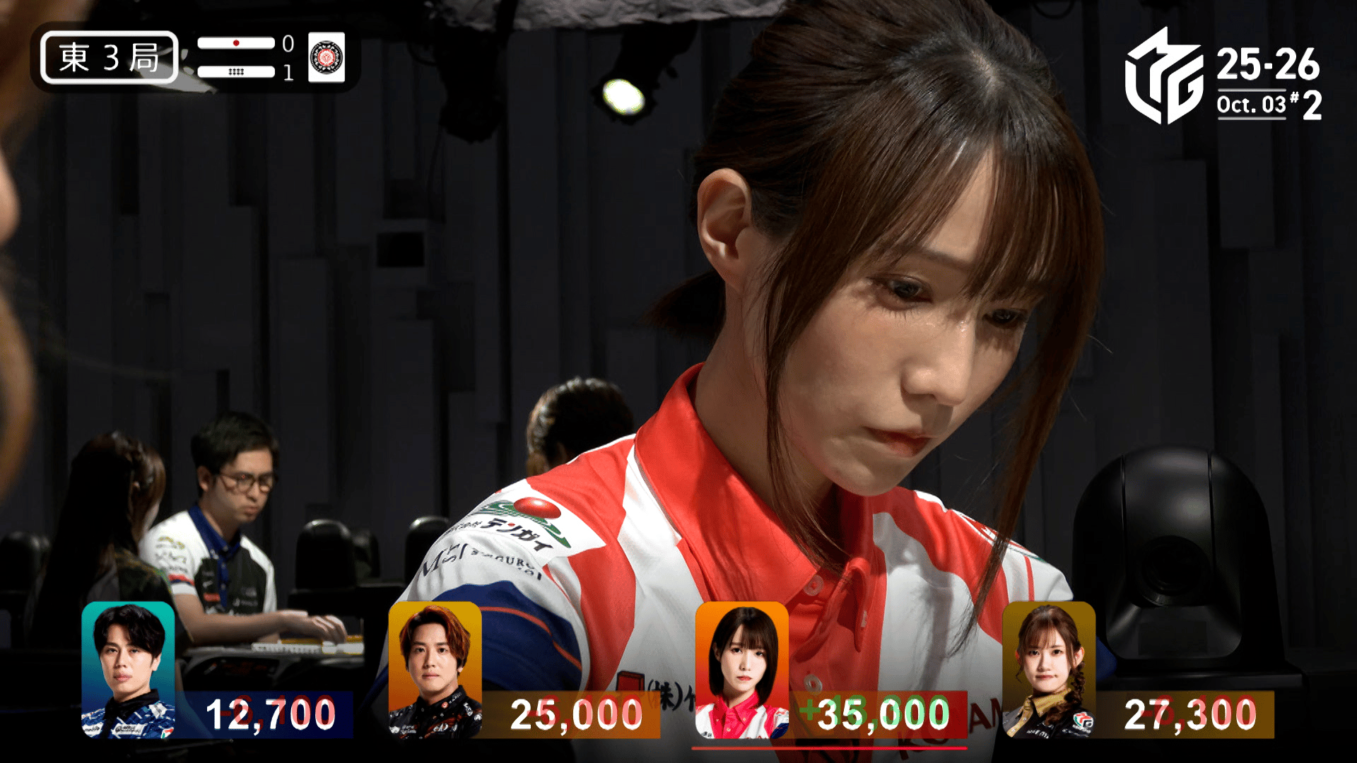 Mリーグ - ベストコレクション - 伊達朱里紗:10/3 2G 東3-1 堰き止め