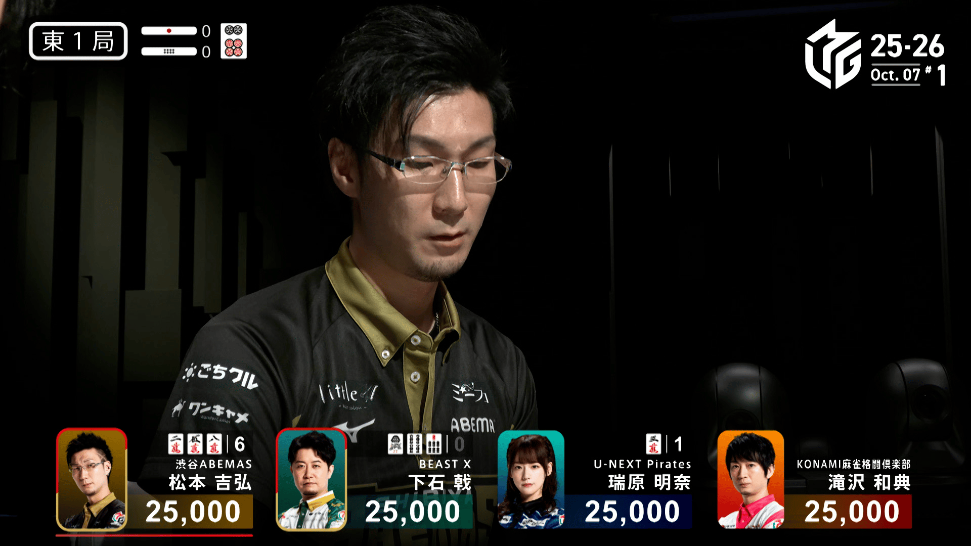 Mリーグ - ベストコレクション - 松本吉弘:10/7 1G 東1 長い不調からの