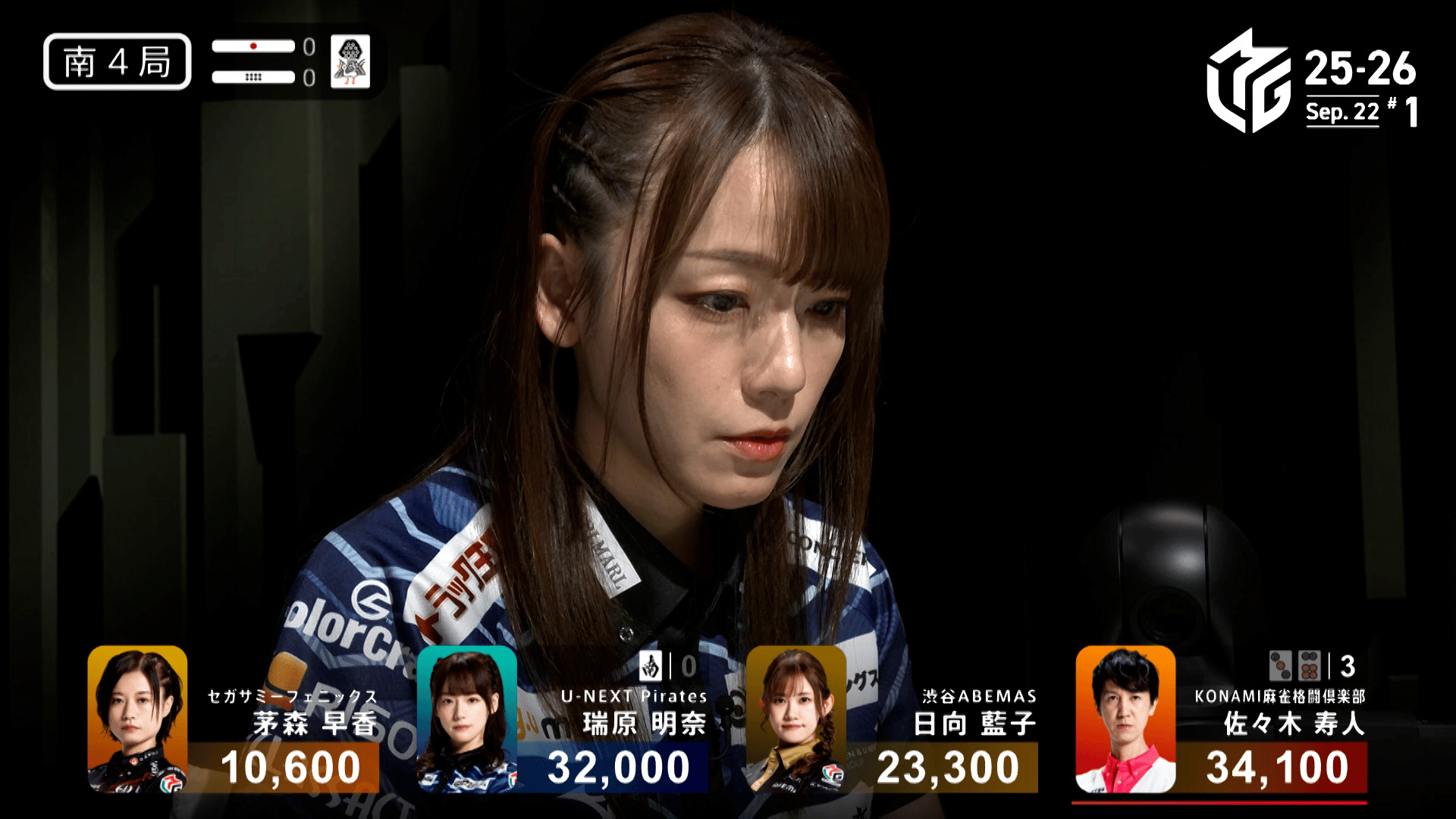 Mリーグ 一気通貫ツアー ポストカード 瑞原明奈 Mリーグ 一気通貫ツアー