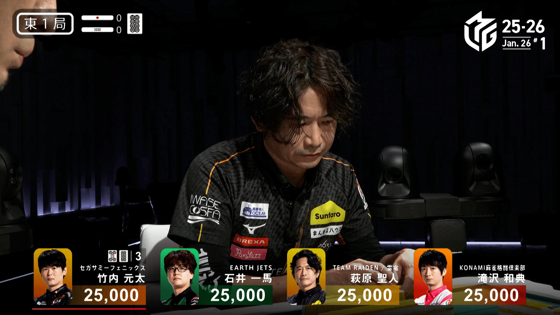 Mリーグ - 2025-26 - 【1月26日 第1試合】萩原聖人:絶好の選択で