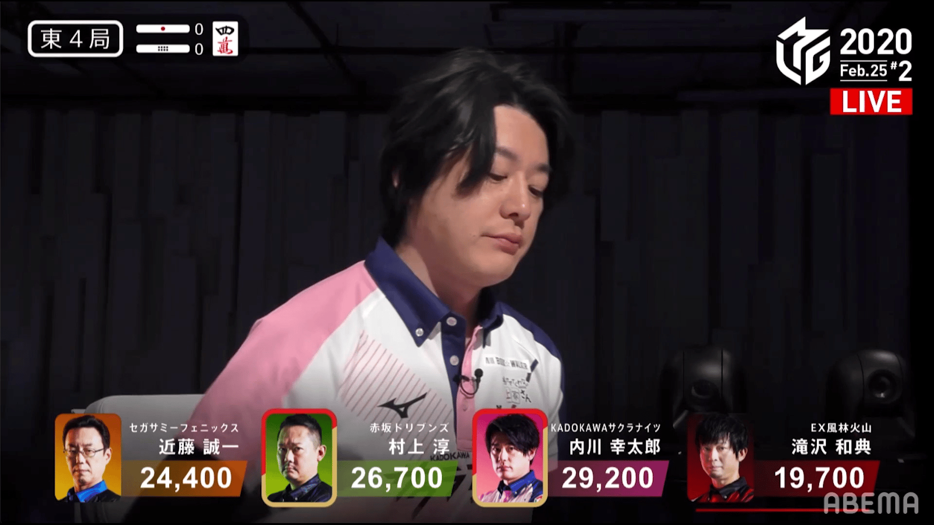 Mリーグ - 2020-21 - 裏3男内川!1年前に四暗刻放銃の日の借りを返す