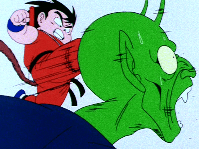 ドラゴンボール 孫悟空 セル画 直筆背景付き 鳥山明 ドラゴンボール セル画 孫悟空 当時物 週刊少年ジャンプ 動画