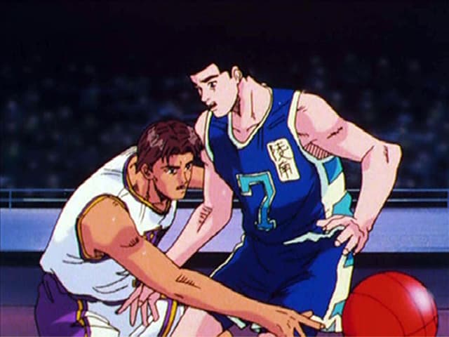 スラムダンク 背景付セル画 大判 陵南 翔陽 当時物 スラムダンク 背景付セル画 大判 陵南 翔陽 当時物 スラムダンク 背景