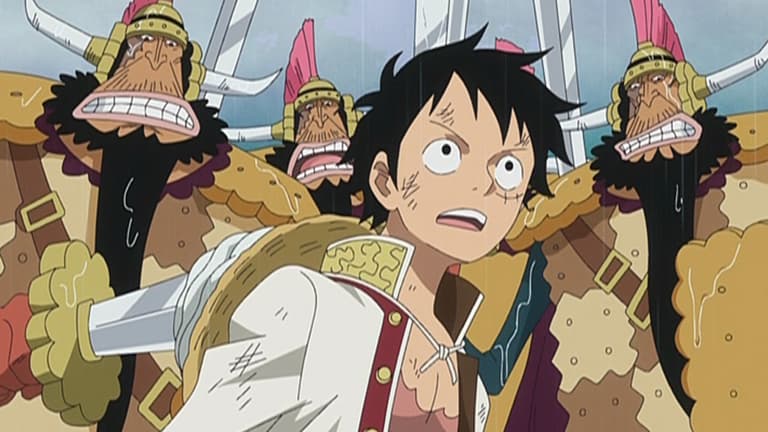 第805話 限界勝負 ルフィと無限ビスケット