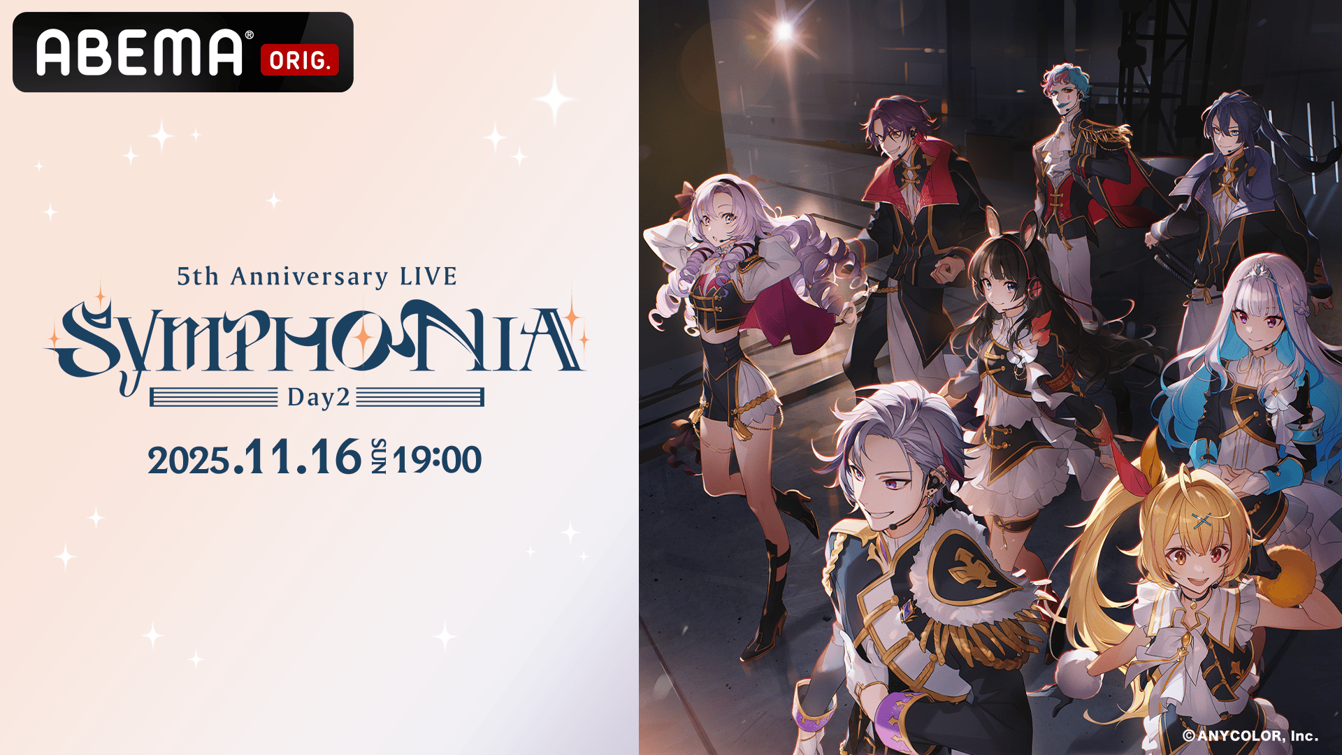 にじさんじ　SYMPHONIA Day1.Day2セット 直筆コメント画像あり】にじさんじ 5th Anniversary LIVE 「SYMPHONIA