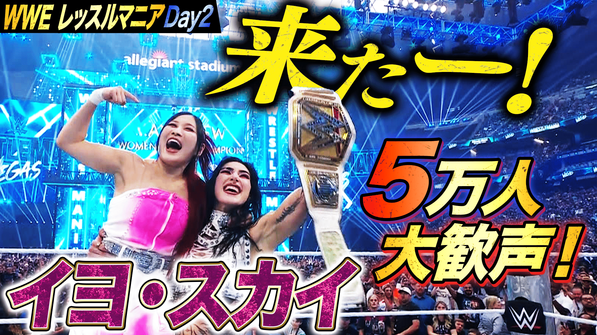 WWE プレミアムライブイベント - レッスルマニア - WWE女子選手権