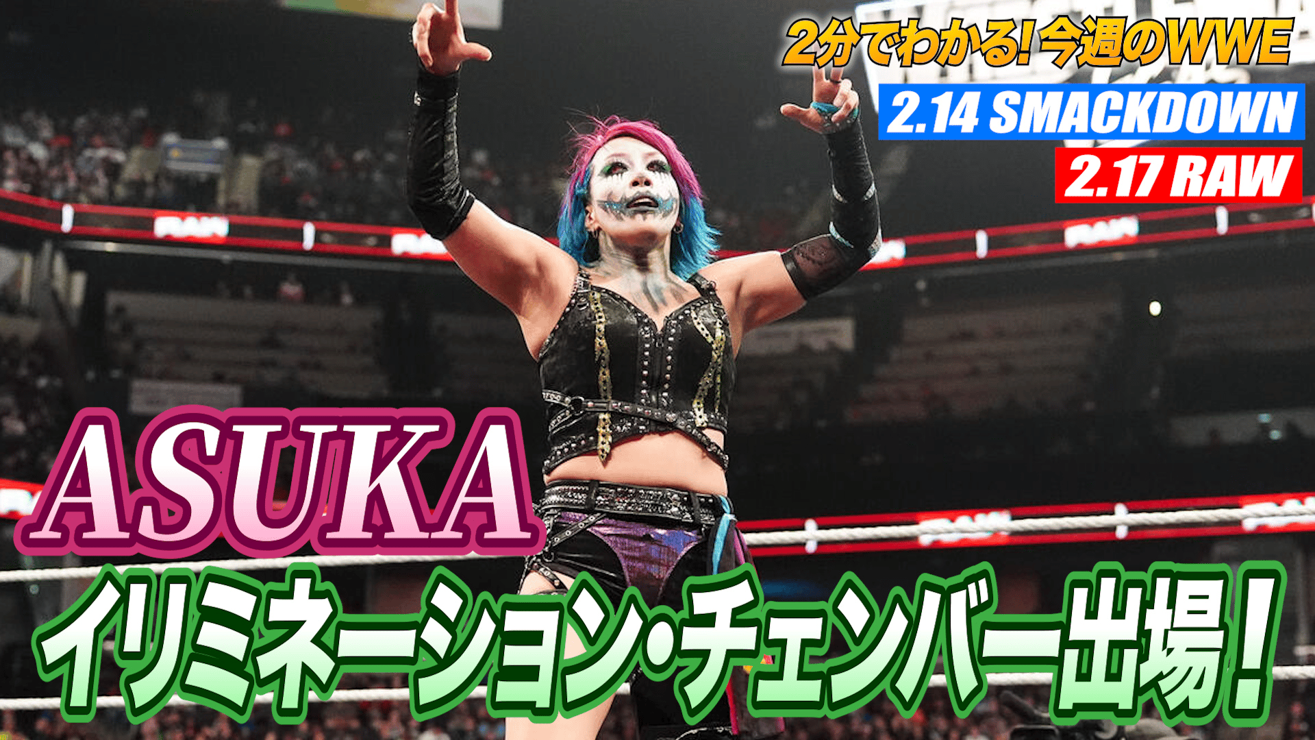 WWE スペシャル - 2分でわかる!今週のWWE - 【2/15週】2分でわかる